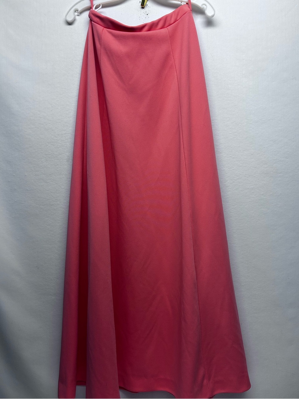 Vintage 60-70’s Women's Coral Maxi Skirt